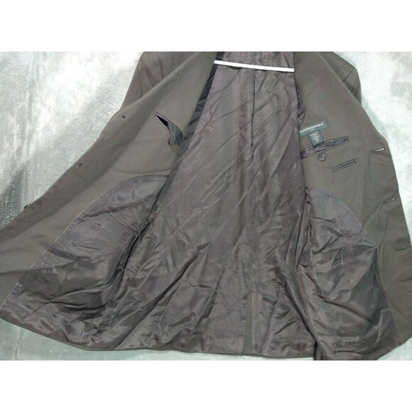 Banana Republic Blazer Mens 44R Brown Wool Sport Coat Suit Jacket 3 Button - Picture 3 of 11